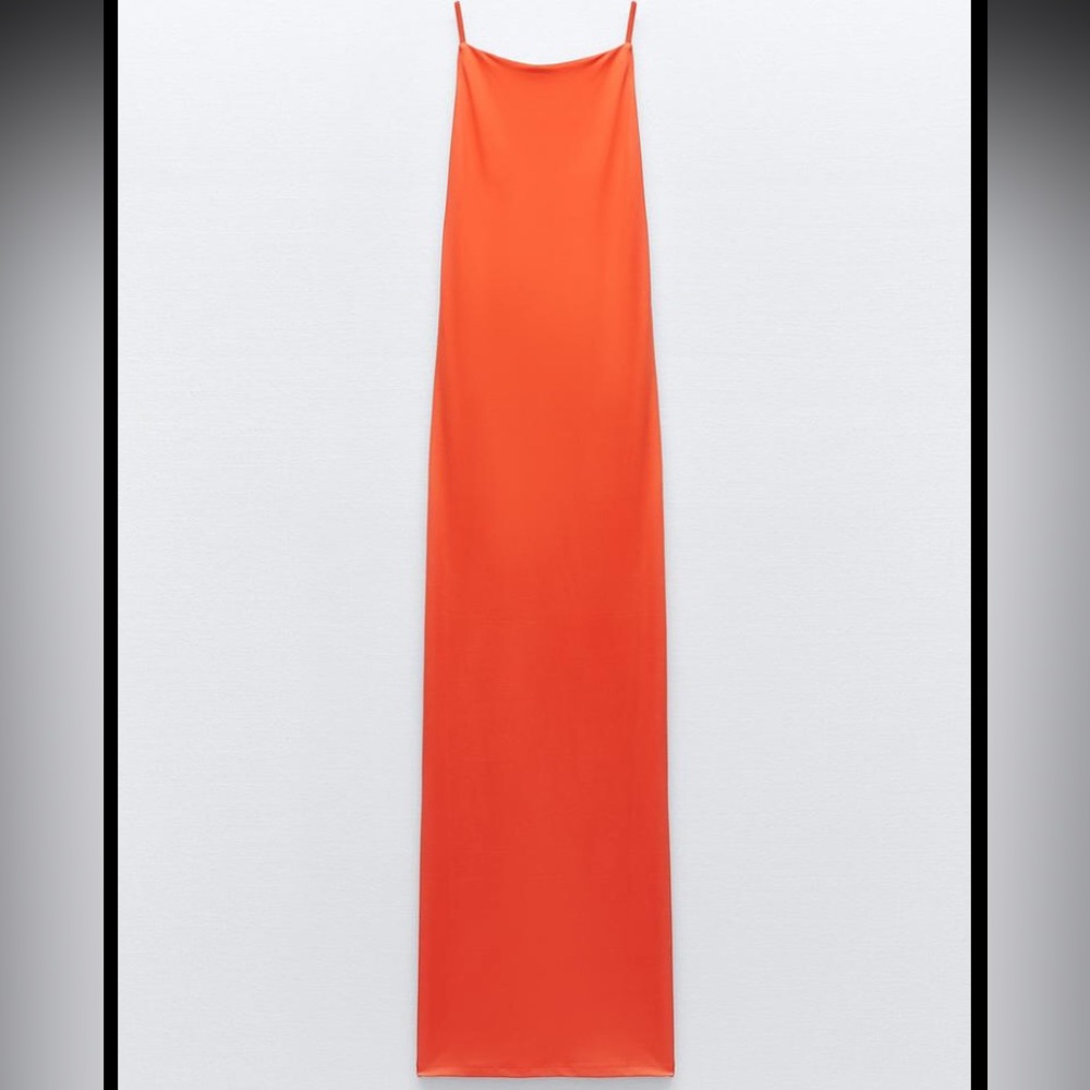 Zara Red Backless Dress